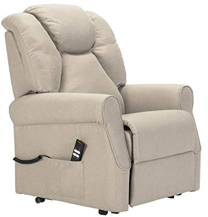 POLTRONE ITALIA Angela1 fernsehsessel mit aufstehhilfe elektrisch Medizinisches Gerät Vibrationsmassage 4 Räder Mikrofedersitz Flauschige schmutzabweisend schlafsessel relaxsessel Kamel