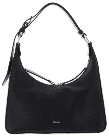 Abro Leather Ariete Shoulderbag Black/Nickel