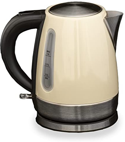 Quest Leisure Products Rocket Low Wattage Caravan/Motorhome Kettle (Cream, 1.0 Litre)