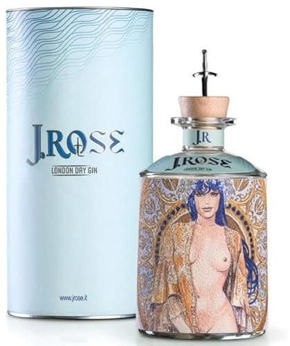 J.ROSE LONDON DRY GIN ARTIGIANALE 70 CL JR02A IN ASTUCCIO