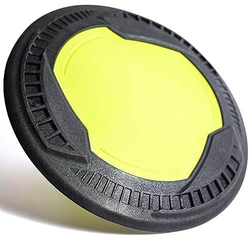 ne&no Hunde Frisbee [Space Edition by Wurfspielzeug I Flugscheibe I weich und flexibel I Scheibenflyer modern I für Land und Wasser I 23 cm Durchmesser