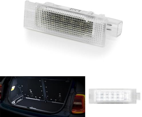 MTS Individual LED Kofferraumbeleuchtung Handschuhfachbeleuchtung Einstiegsbeleuchtung Interieur Innenraum Tür Leuchte Lampe Ambiente 6000K Kaltweiss (Passend für FIAT 500 Punto Panda Doblo)
