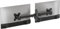 WALI Soporte de Pared para Monitor Dual de 17 a 38 Pulgadas, Brazo ultraancho para 2 monitores, Soporte de Pared Giratorio e inclinable para Ordenador con Orificios de Montaje de 75 x 75/100 x 100 cm
