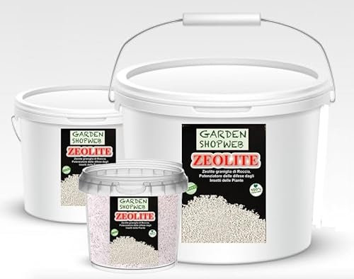 Zeolite Italiana a Base di Chabasite, Ammendante di origine Naturale, Consentito in Agricoltura Biologica (5 Litri)