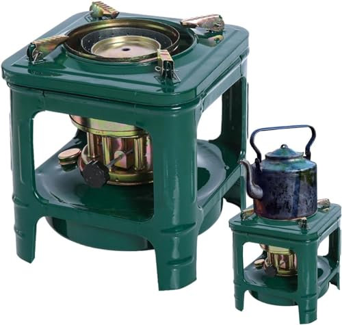 WOZLO Queroseno para cocinar, Horno Quemador Picnic para Acampar,Estufa de Queroseno para Exteriores, 8 núcleos Adecuado para Acampar al Aire Libre, Hacer barbacoas y Calentar (1~2 Personas)