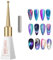 Glitter Cat Eye Gel Nail Polish Holographic 9D Rainbow Magnetic Gel with Magnet 10ml Magic Chameleon Shiny Reflective Cateye Gel Polish for Nail Art Salon at Home(0.35fl.oz)