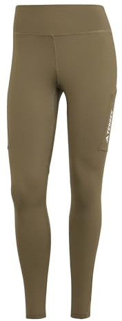 adidas Women's Terrex Multi Tights, olive strata, 18