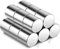 15 Stück Mini Scheiben Magnete Stark 10x10mm, Neodym Power Magnet Silber, Scheibenmagnet extra stark Zylindermagnete Magnete für Magnettafel, Whiteboard, Kühlschrank, Kleine Magneten