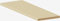 Margelle 60 cm grès cérame épaisseur 2 cm - Largeur sur Mesure de 20cm à 29 cm (Travertin, 29 cm)