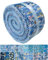 40 Streifen Jelly Roll Stoffstreifen zum Nähen, 100% Baumwollstoff zum Quilten Basteln, vorgeschnittene Stoffbündel, Patchwork-vorgeschnittene Quilt-Quadrate, 6,3 x 111,8 cm, Tränen des Atlantiks