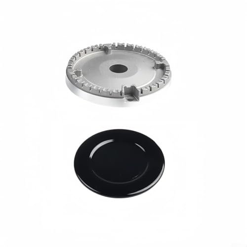 Tappo per fornello a gas, set di cappello, maniglie per stufa, include sei unità essenziali per cappa più cinque bruciatori efficienti (C)