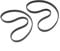 Gettimore 2 Stück Bandsäge-Gummiband, Ersatzteile Gummi rutschfeste Bandsäge für Ring, Geräuschreduzierung Bandsäge-Gummiband, für Holzschneidegeräte (für 25,4 cm)