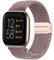 Issinlky cinturino in nylon intrecciato per Fitbit Versa 2/Fitbit Versa/Lite Smartwatch, Cinturino elastico per Donne Uomini