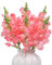 Mokylor 6 Stück Künstliche Hyazinthen-Blumen, 40,6 cm Langer Stiel, Künstliche Hyazinthen-Blumensträuße, Künstliche Antirrhinum-Löwenmaul-Zweige für Zuhause, Hochzeit, (A)