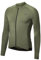 DANISH ENDURANCE Cycling Jersey Mens, Breathable Long Sleeve Cycling Tops for Men with Pockets and Full Zipper, Olive, XL