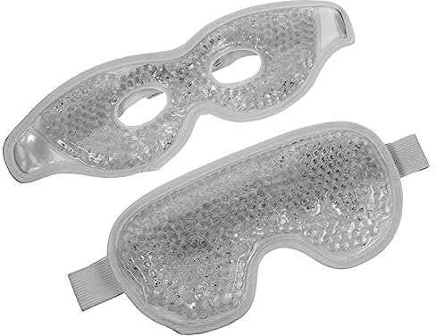 TOKIDNY 2 Stück Pvc Gel Eis Augenpads Für Augenermüdung Linderung Tragbare Kühlende Augenklappe Leichte Gelkompresse Zur Reduzierung Von Schwellungen Und Augenringen Geeignet Für Kinder Und Erwachsene