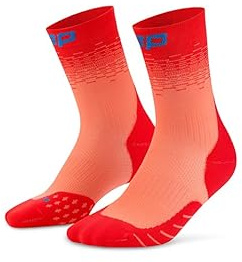 CEP RUN EDT FADE MID CUT LAUFSOCKEN HERREN – Atmungsaktive Kompressionssocken Herren für Training & Lauf – Leistungsstarke leichte Sportsocken