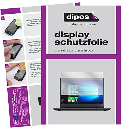 dipos I 2X Schutzfolie klar kompatibel mit Lenovo ThinkPad Yoga 370 Folie Displayschutzfolie