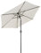 Sekey® Sonnenschirm Ø 270 cm Marktschirm Gartenschirm Terrassenschirm Creme Rund Sonnenschutz UV50+