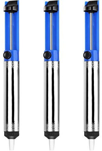 Teenitor Solder Sucker Desoldering Vacuum Pump Solder Removal Tool 3pcs/Pack Desoldering Pump Soldering Sucker Tool