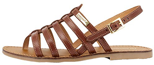 Les Tropéziennes par M. Belarbi Herilo, Damen Slingback Sandalen, Braun (Tan), 38 EU