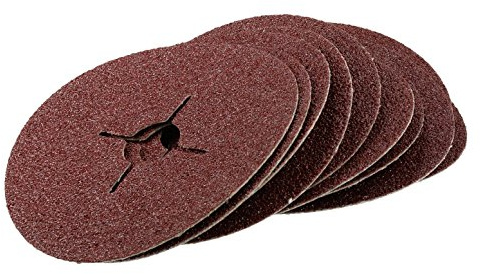 10pc 115mm (4.5) Fibre Discs 36 Grit Abrasive Sanding Disc Wood Metal Masonry