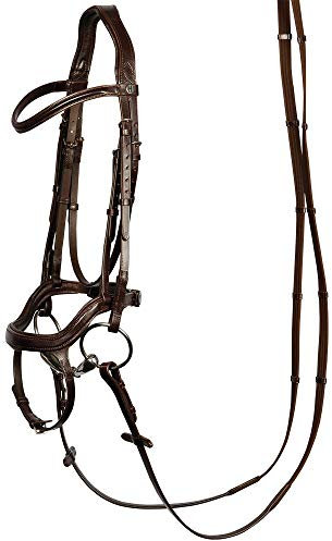 Harry's Horse Hoofdstel Anatomic, Farbe:braun, Größe:cob