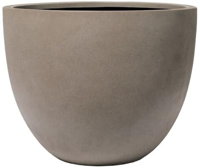 Kölles Beste Pflanzgefäß Pure Line 'Salford', Sepia, ca. Ø 38 x H 30 cm