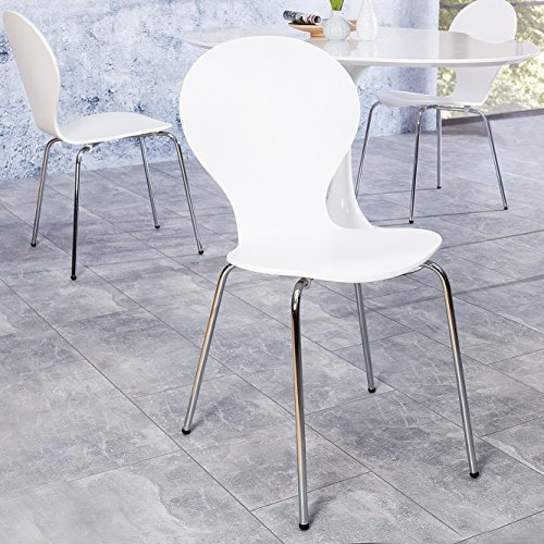 cagü - Retro Lounge Design Klassiker Stuhl JACOBSEN Weiß