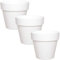 idea-station IBI macetas plastico 3 x 14 cm - Blanco - maceteros Decorativos Interior - jardineras Exterior