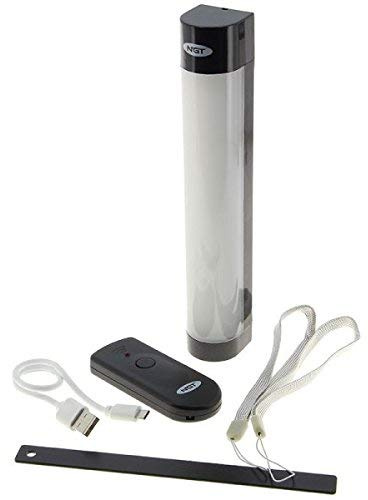 NGT Fishing Camping Rechargeable Bivvy Tent Light Power Bank Remote + RED Light