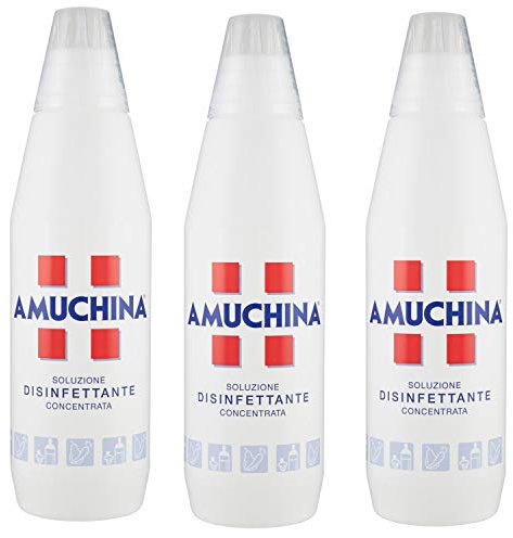 AMUCHINA Solución desinfectante concentrada para alimentos - 3 x 1 litro