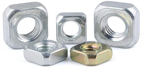 Dado quadrato dado quadrato dado quadrato dado quadrato madre dado quadrato M6M8M10 Filetto zincato da 4,8 gradi-M8 * 12 * 6 【10 compresse】