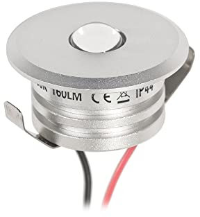 VBLED 3W Mini LED Einbauspot Dimmbar 3000K warmweiss 12V DC IP44 Wasserdicht 160 lumen