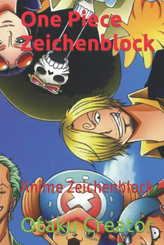 One Piece Zeichenblock: Anime Zeichenblock