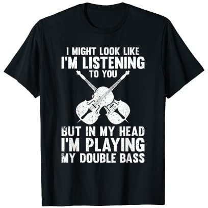 Lustiger Kontrabass T-Shirt