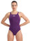 arena Solid Swim Pro Team Costume Intero Donna, Costume da Bagno ad Asciugatura Rapida, Costume da Bagno Sportivo in Tessuto arena MaxLife Eco con Massima Resistenza al Cloro e Protezione UV UPF 50+