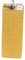 Tendance - Tapis memoire de forme microfibre galet 45x120 cm - moutarde