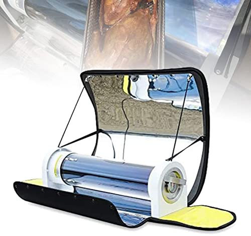 YHUEGH Griglie da Campeggio ad energia Solare, fornello per Barbecue Solare Integrato all'aperto Fornello Solare parabolico Portatile fornello da Campeggio fornelli Senza Carburante fornello Barbecue