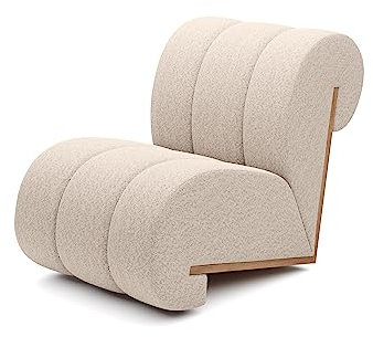 DomiMeble moderner Sessel “Mona” einzigartiges Design, Relaxsessel für Wohnzimmer Loungesessel Stuhl Polstersessel Lesesessel Ohrensessel (Catch My 2)