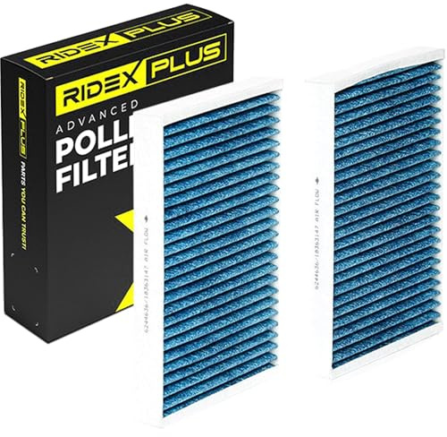 RIDEX PLUS 424I0591P Innenraumfilter Pollenfilter Aktivkohlefilter Höhe: 30 Breite: 184 Länge: 262 Kompatibel mit MERCEDES-BENZ S-Klasse Limousine W221 S-Klasse Limousine W222, V222, X222