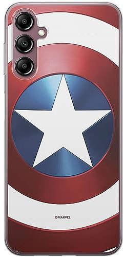ERT GROUP Handyhülle für Samsung A14 4G/5G Original und offiziell Lizenziertes Marvel Muster Capitan America 025 optimal an die Form des Handy angepasst, hülle aus TPU