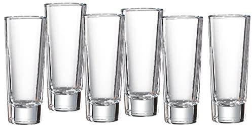 Ritzenhoff & Breker Shot- und Schnapsgläser Set Skol, 12-teilig, je 65 ml, Transparent, Stamper aus Glas, Spülmaschinengeeignet
