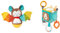 Fehn Stehaufmännchen Baby Fledermaus & Motorikwürfel Funky Friends - Motorikspielzeug Baby Aktivitätswürfel zum Aufhängen
