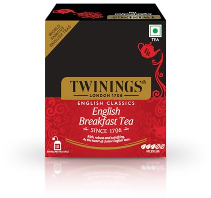 Twinings English Breakfast Tea - 10 Tea Bags, Premium Black Tea