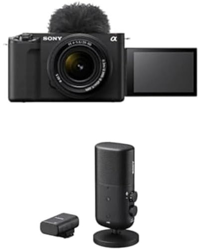 Sony ZV-E1 | Kit Vlog camera full-frame con obiettivo intercambiabile 28-60 mm f/4-5.6 + microfono ECM-S1