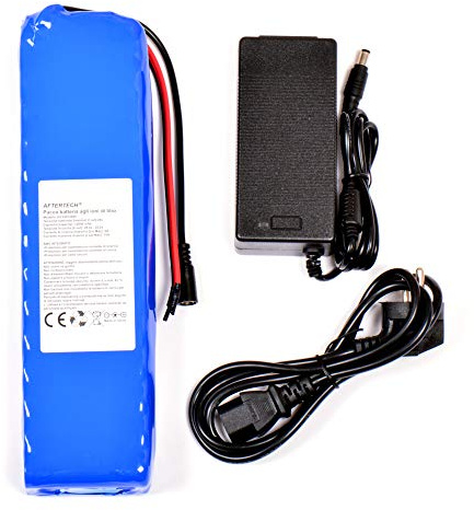 AFTERTECH Akku 24 V 12 Ah wiederaufladbar Lithium 260 x 68 x 38 mm 12000 mAh 24 Volt 7s4p H1E2