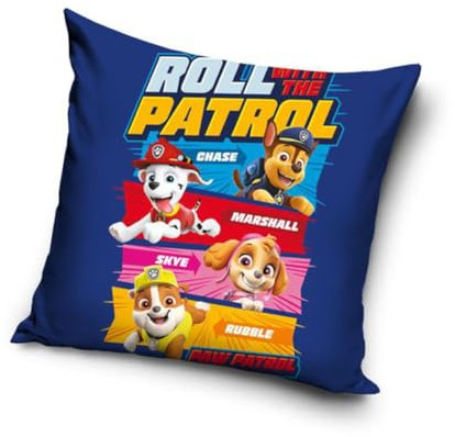 Carbotex kompatibel mit Paw Patrol Kissenhülle Kissenbezug 40x40 cm #3 (PAW235021)