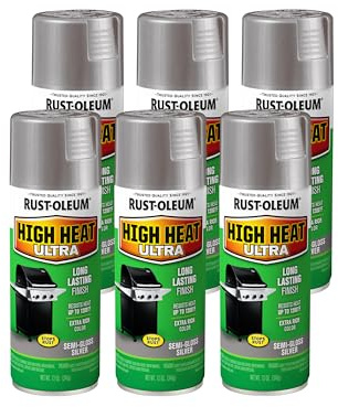 Rust-Oleum High Heat Semi-Gloss Silver Enamel Spray Paint