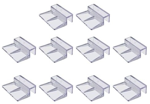 BEALIFE 20 stück Robuste Und Langlebige Aquarium Clips Für Aquarium Glas Abdeckung Halter Aquarium Abdeckung Klammern Acryl Einfach